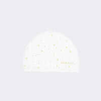 Coated mesh swim cap - Printed fabric - Size S - Star white