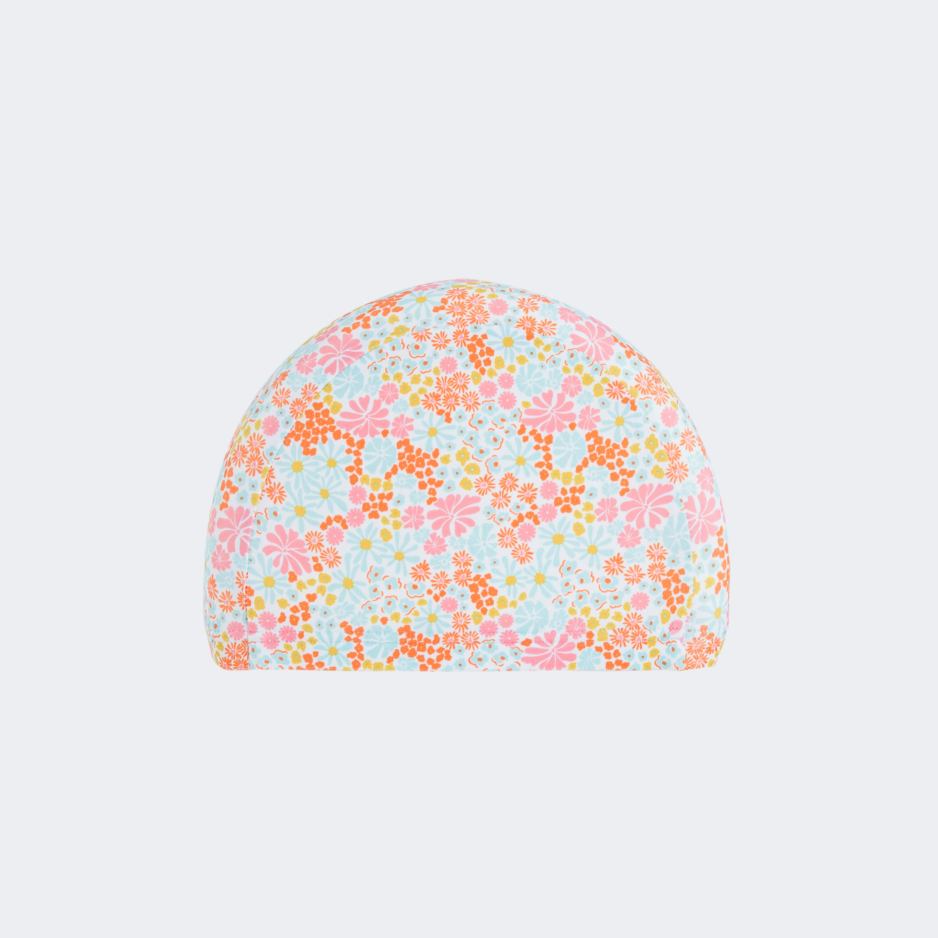 Mesh swim cap - Printed fabric - Size S - Pantai pink 2/2