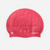 Bonnet de bain en silicone - taille unique - geo rouge rose