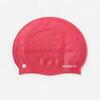 Gorro Natación Silicona Rojo Rosa Geo Talla Única