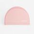 Adult Swimming Cap Coated Mesh Plain Fabric Pink