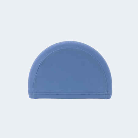 Gorro De Natación Azul Punto Tela Lisa Talla S