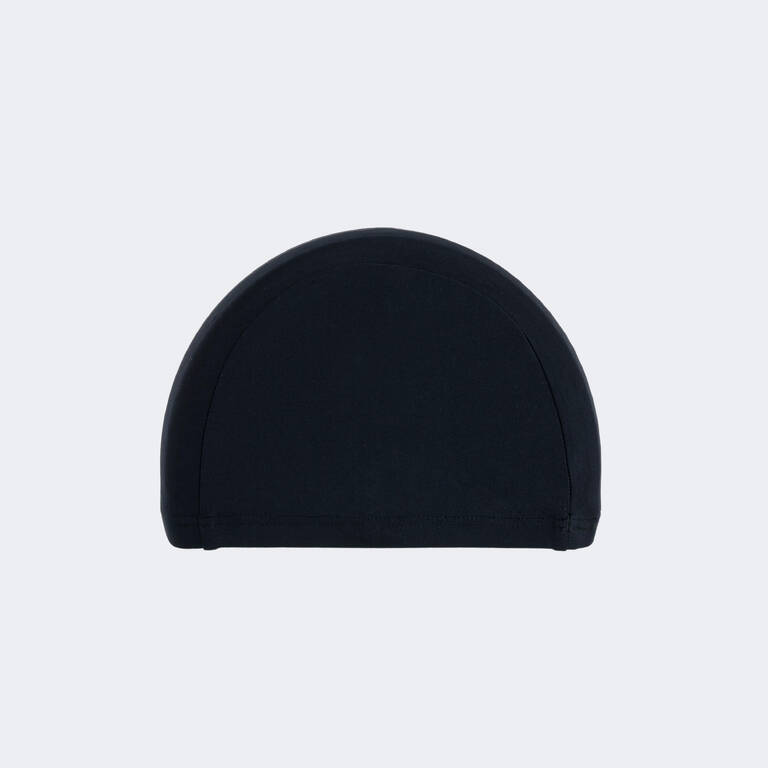 Mesh swimming cap - Plain fabric - Size S - Black