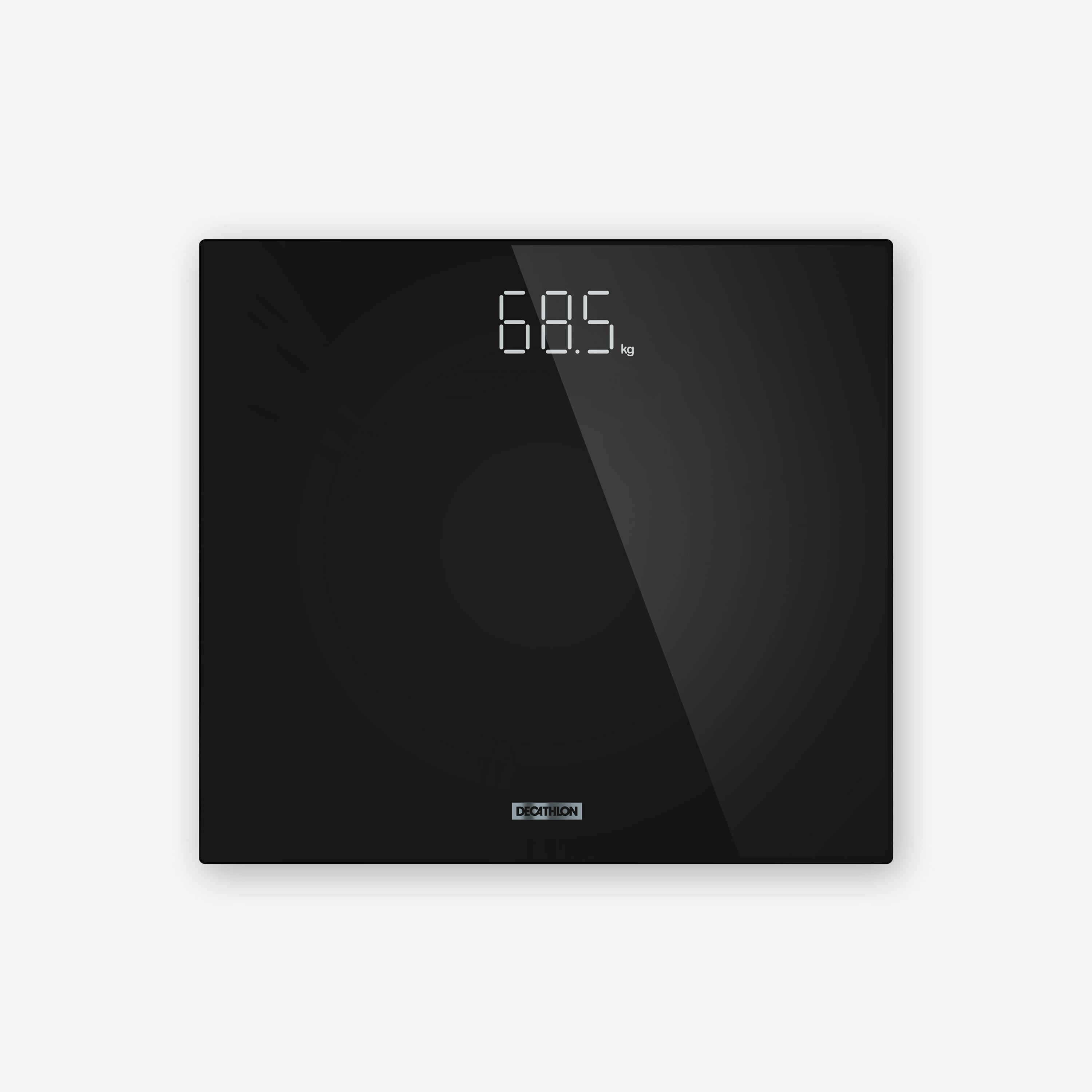 Báscula digital de newfeel scale 100 de vidrio negro