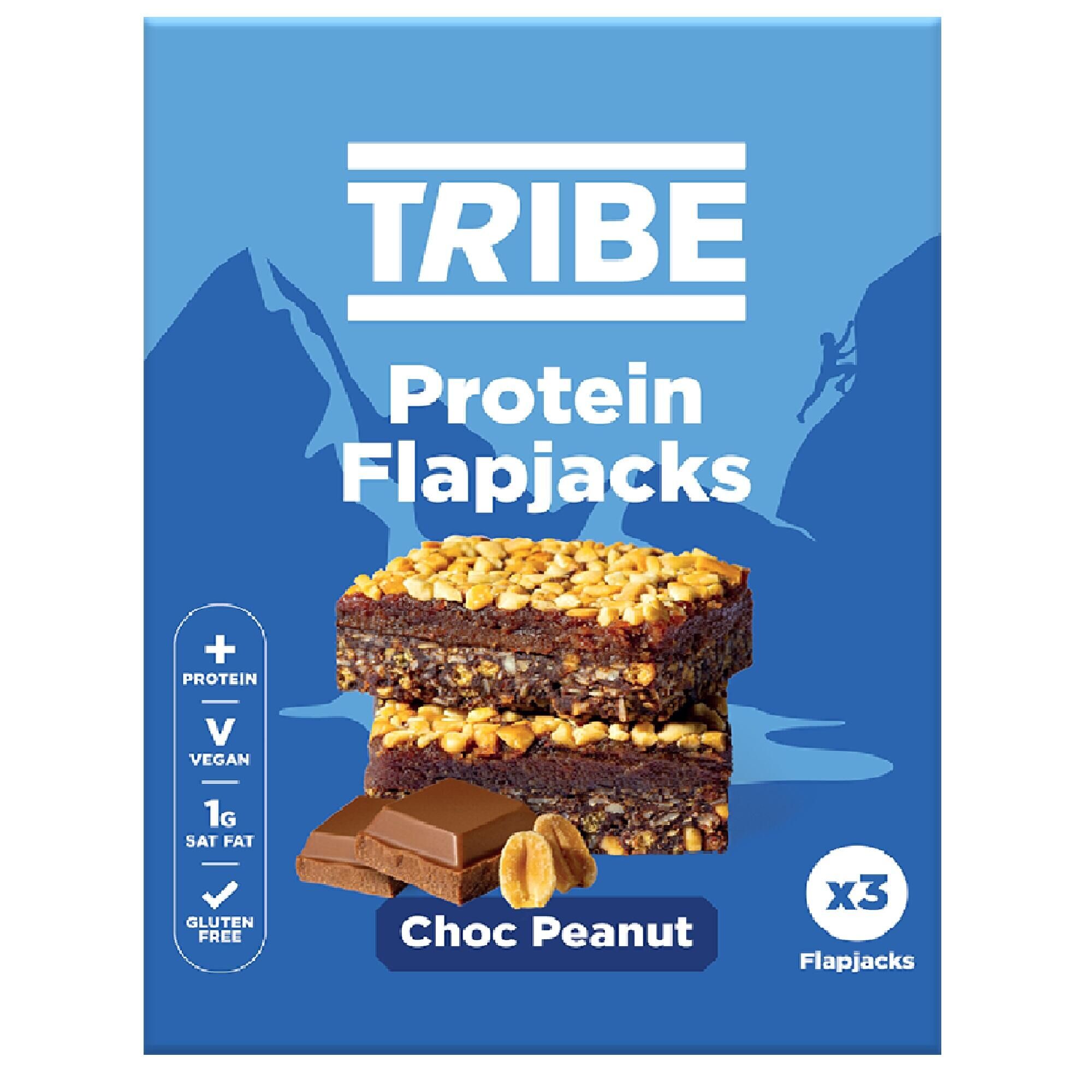 TRIBE Flapjack Choc Peanut Multipack  (3x38)