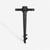 Pied de parasol vis - Fix Paruv noir