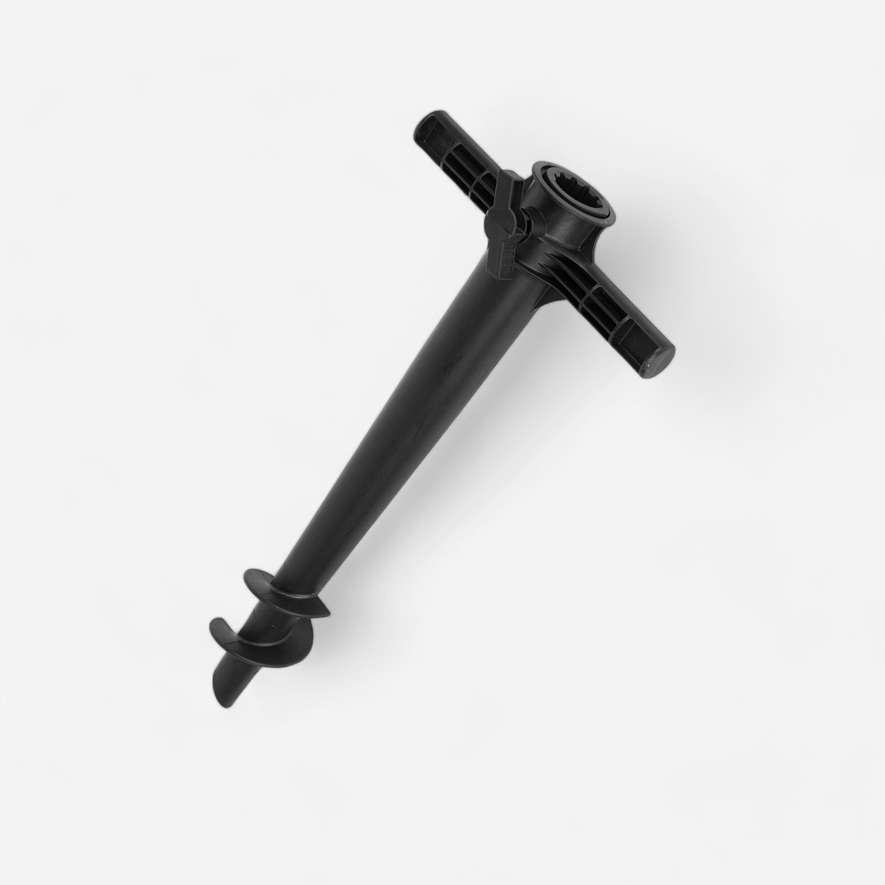 Decathlon - Pied De Parasol Vis - Fix Paruv Noir - Pied De Parasol - Surf Bodyboard Ski Nautique - Noir - Taille Unique - Decathlon