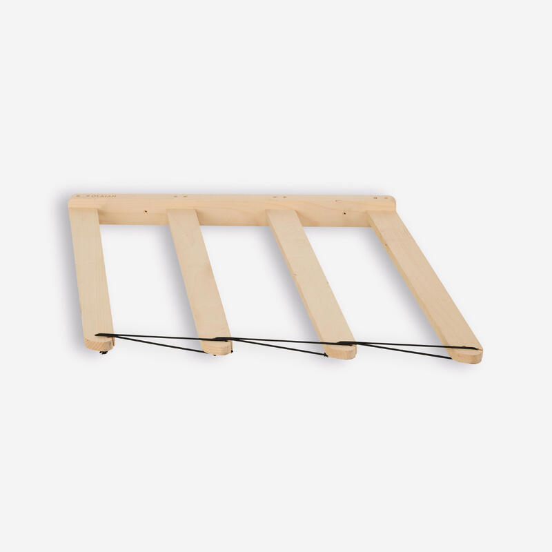 Rack Quadruple Mural Universel - 20 X 355 X 580 Mm - Support De Rangement Pour 4 Planches Surf Snowboard Wakeboard Skateboard Skis Wiltec 93281832