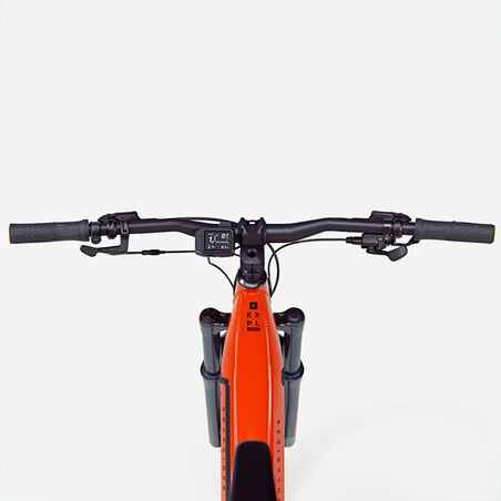 Elektrinis pilnos pakabos kalnų dviratis „E-Expl 520 S“, 29 col., raudonas