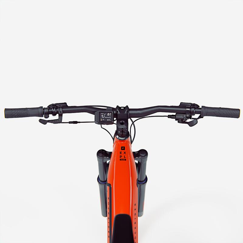 E-Mountainbike Fully 29 Zoll E-Expl 520 S Rockrider rot