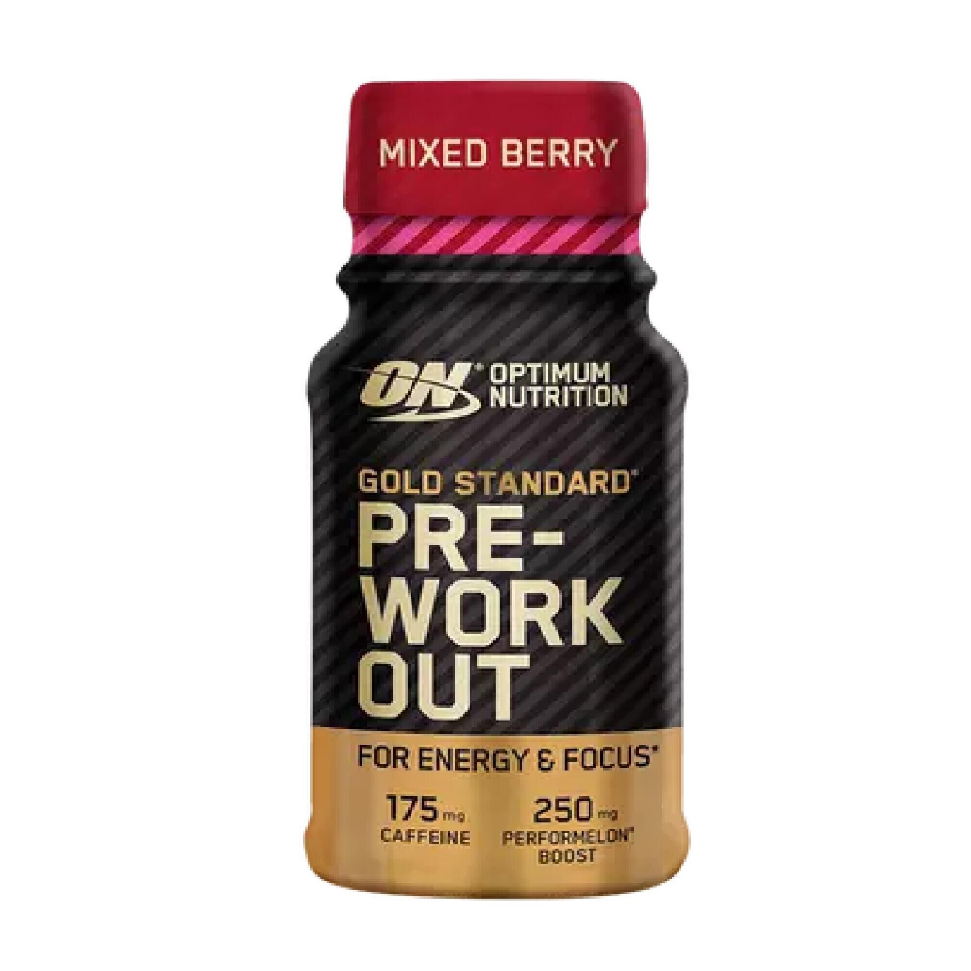 OPTIMUM NUTRITION Gold Standard Pre-Workout Shot Mixed Berry 60ml