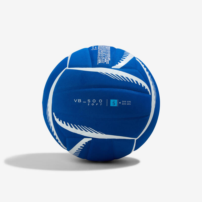 Pallone pallavolo VB 500 SOFT 200-220g blu-bianco KIPSTA