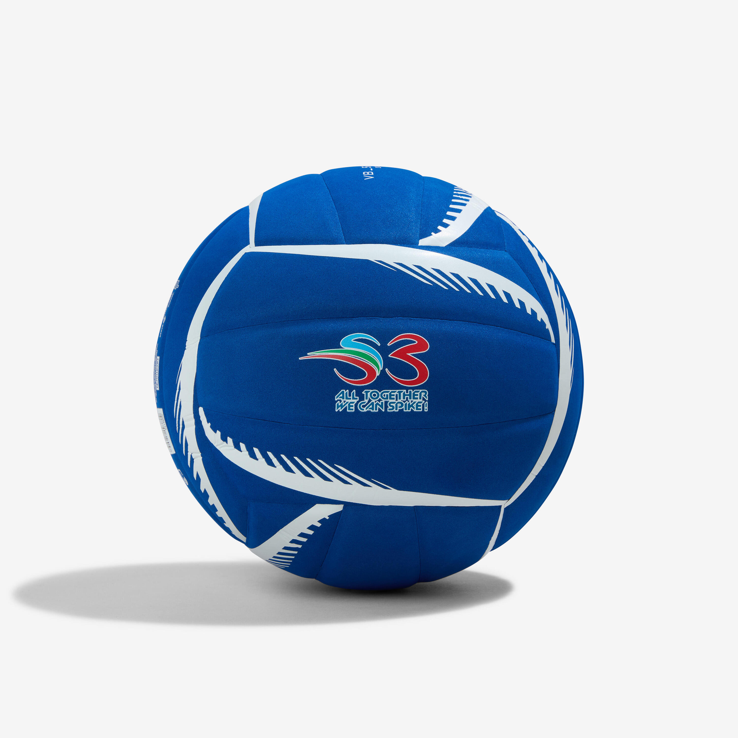 Pallone pallavolo VB 500 SOFT 200-220g blu-bianco FIPAV Volley S3 4/5