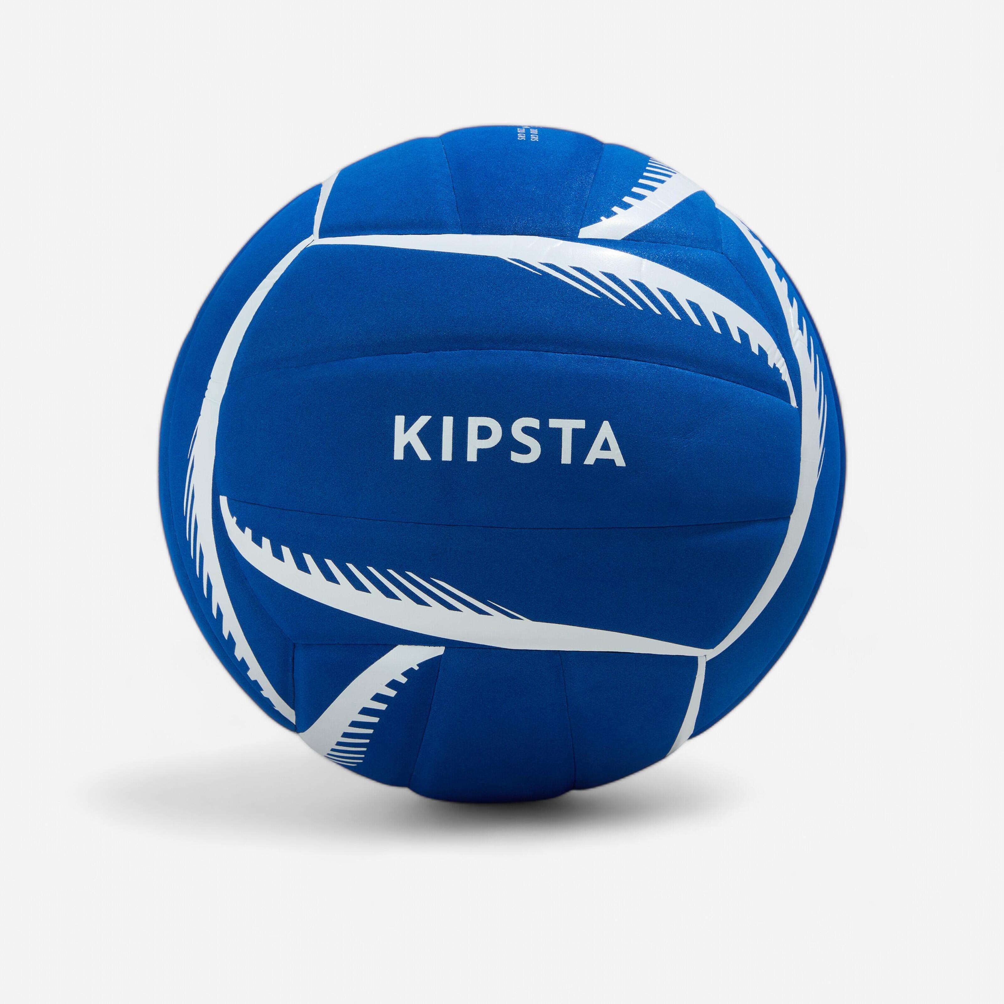 Visiodirect Ballon Volleyball SOFT'VOLLEY – PVC Souple Et Résistant – Bleu – Léger Pour Débutants