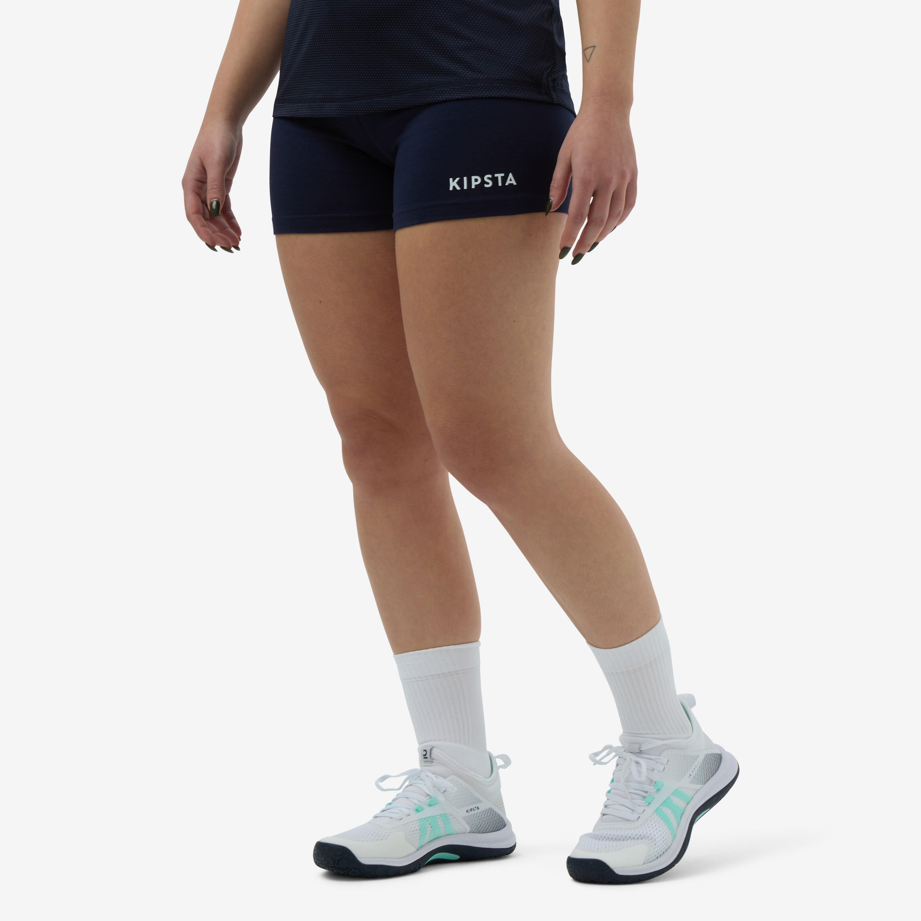 SHORT DE VOLLEY BALL V100 FEMME NAVY