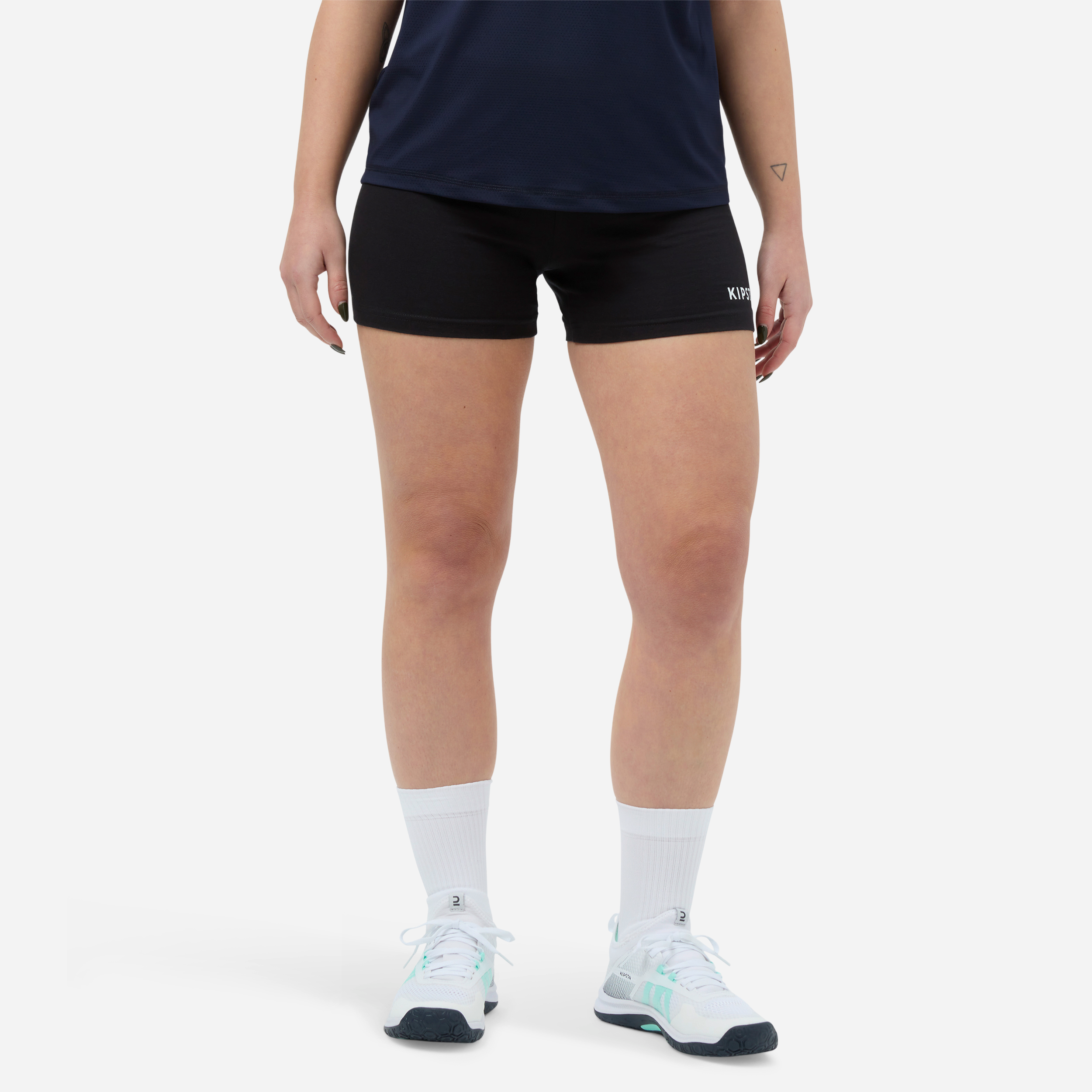 SHORT DE VOLLEY-BALL V100 FEMME NOIR