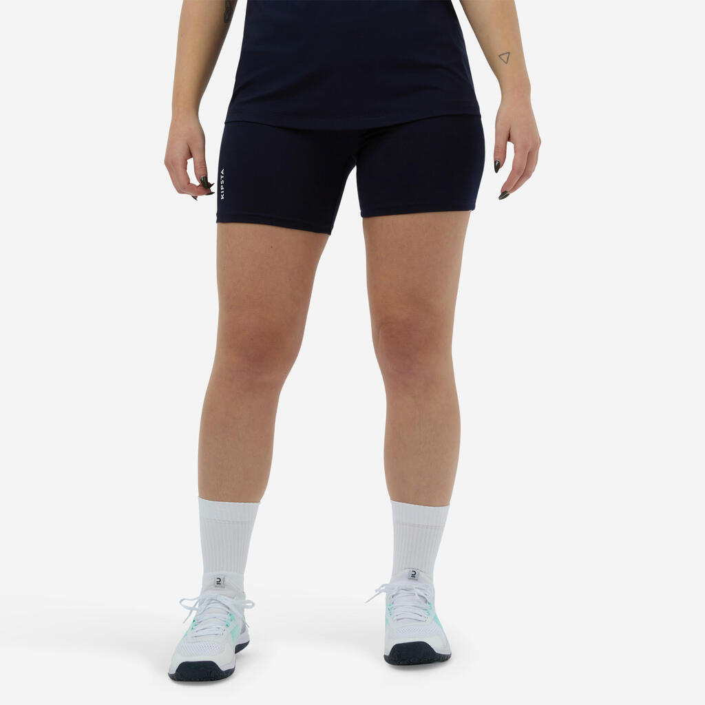 Sieviešu volejbola šorti “VSH500”, tumši zili