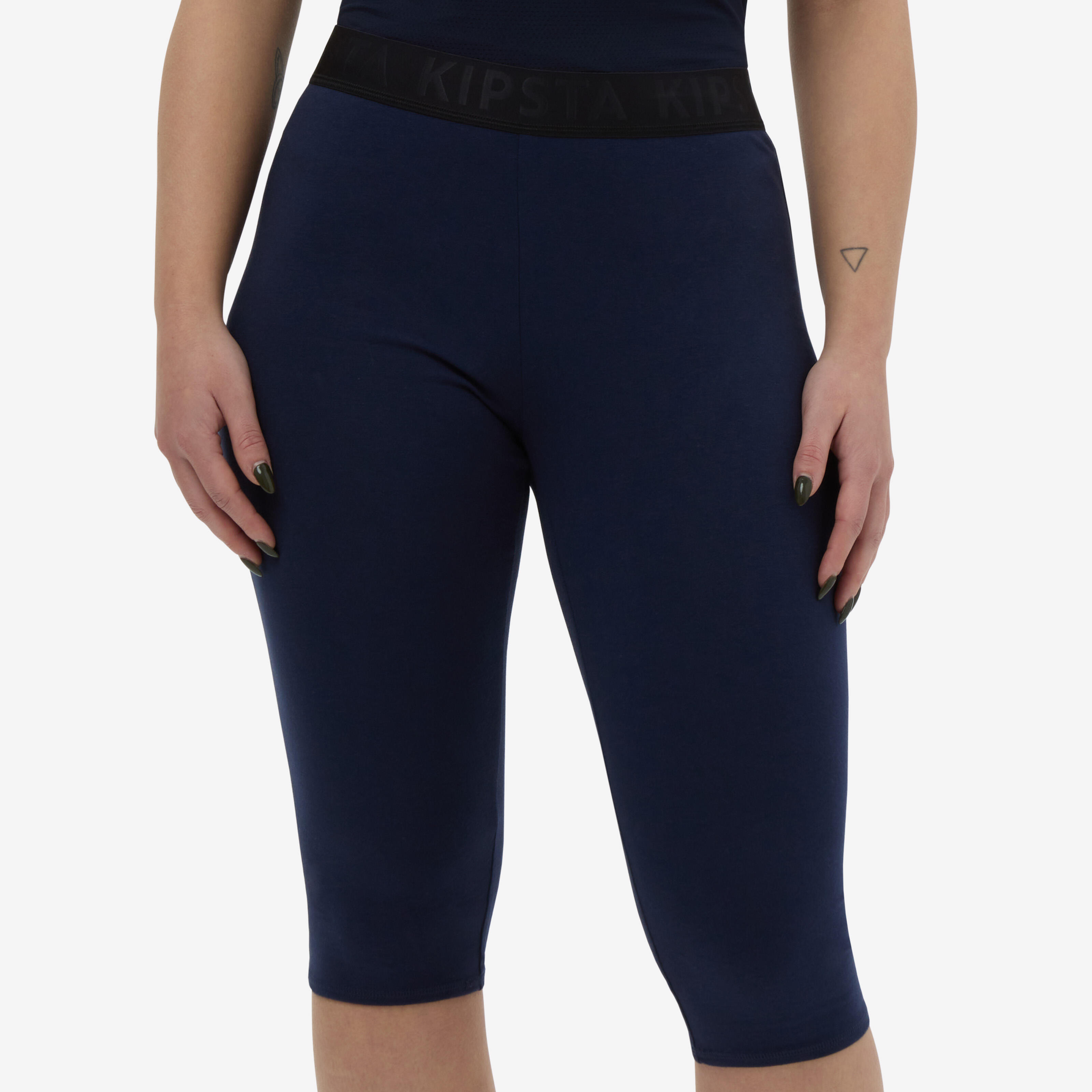 Leggings blu in cotone per pallavolisti