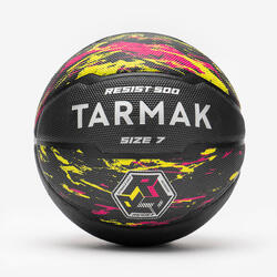 Ballon de basketball taille 7 - R500 rouge jaune