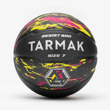 Krepšinio kamuolys „R500“, 7 dydis, raudonas, geltonas