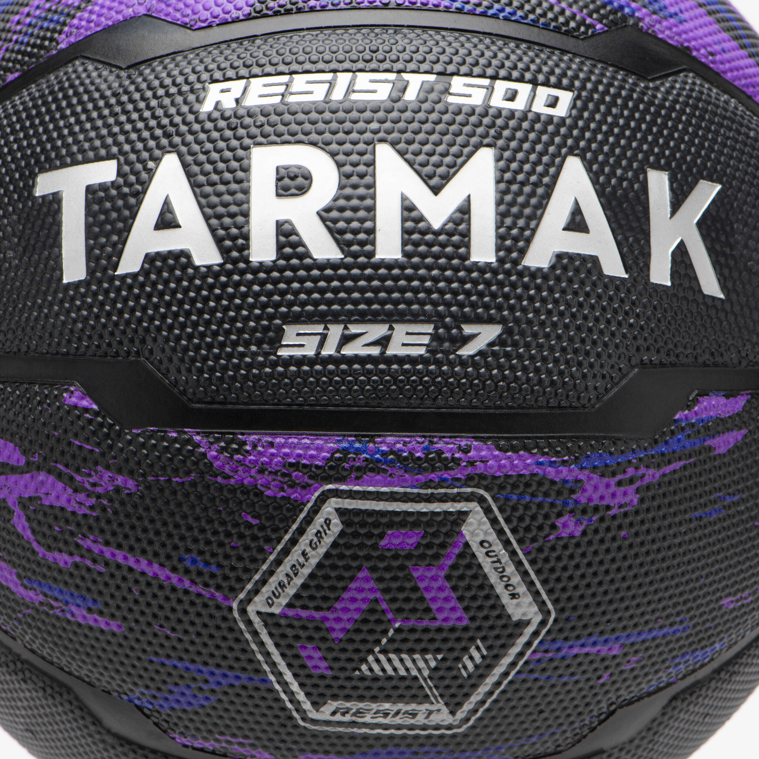 Size 7 Basketball R500 - Purple/Black -  4