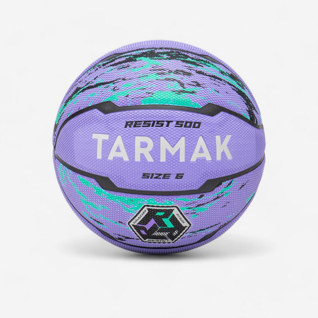 BALÓN DE BÁSQUETBOL TALLA 6 - R500 VIOLETA TURQUESA