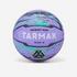 Basketball Size 6 R500 - Purple/Turquoise