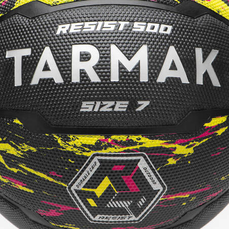 Bola Basket R500 Ukuran 7 - Merah/Kuning