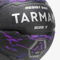 Size 7 Basketball R500 - Purple/Black