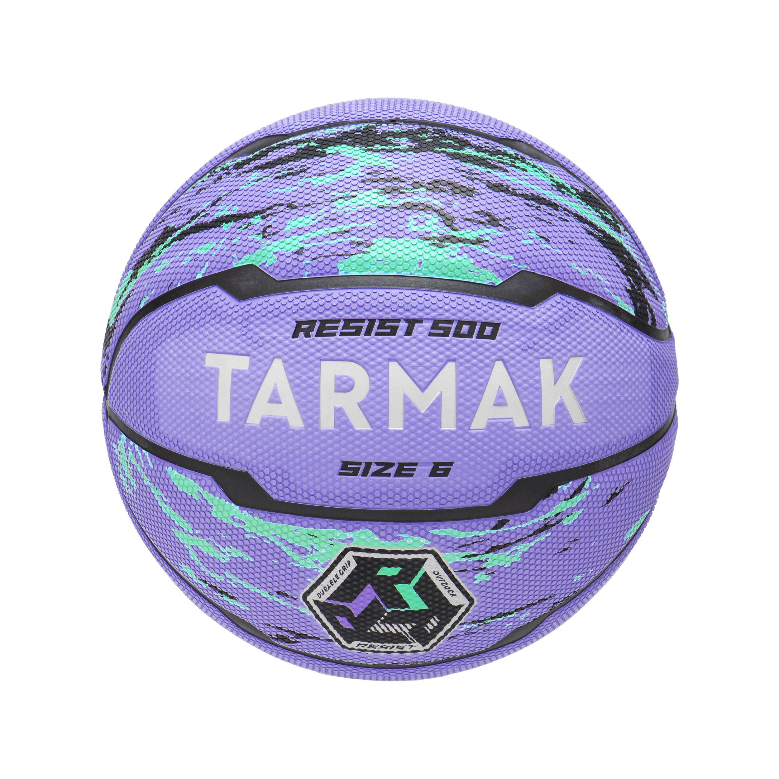 Size 6 Basketball R500 - Mauve/Turquoise -  1