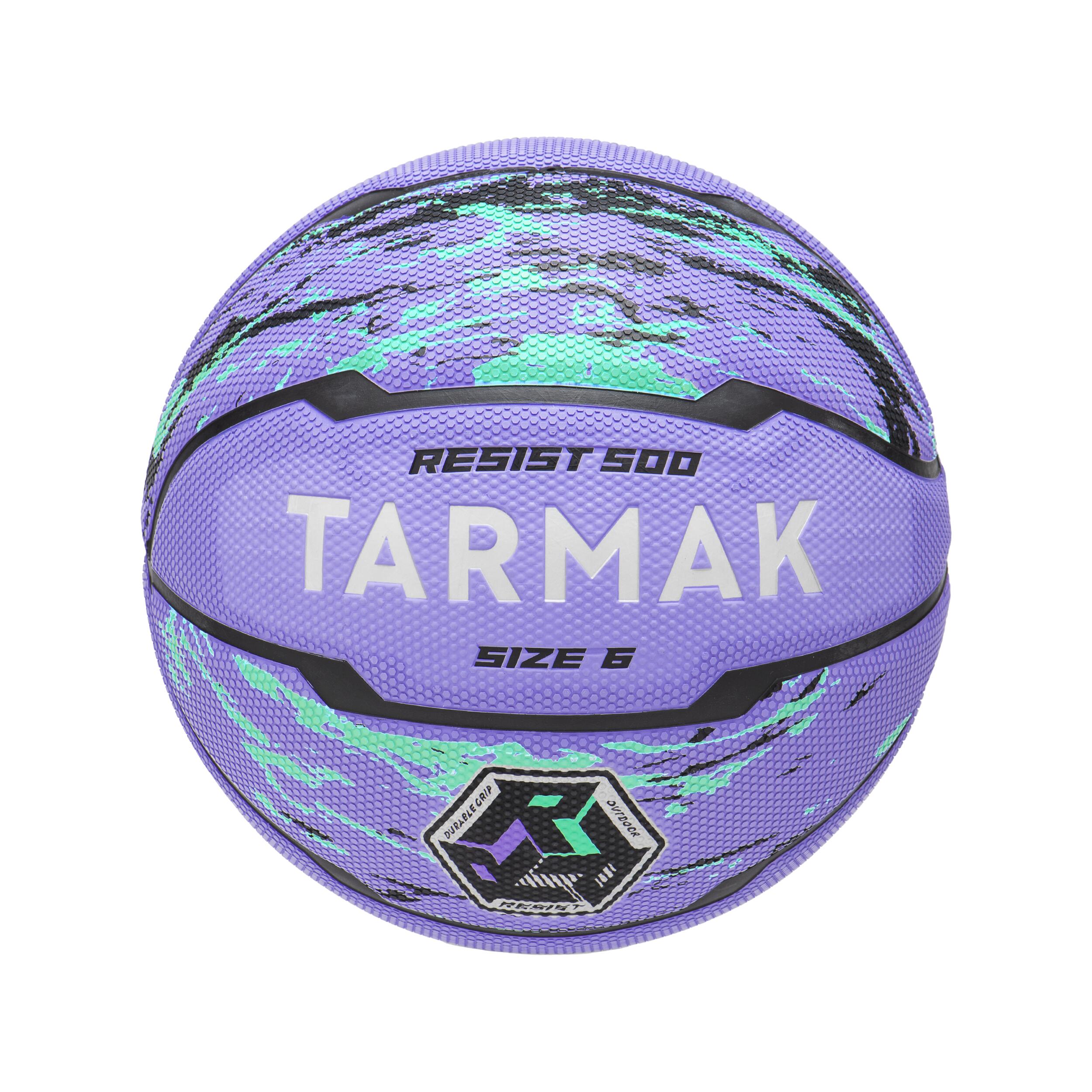 Size 6 Basketball R500 - Mauve/Turquoise