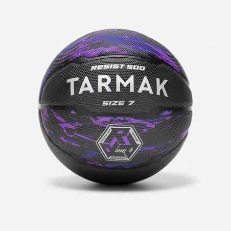 Balón de baloncesto talla 7 - R500 morado negro