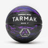 Basketbal R500 maat 7 paars/zwart