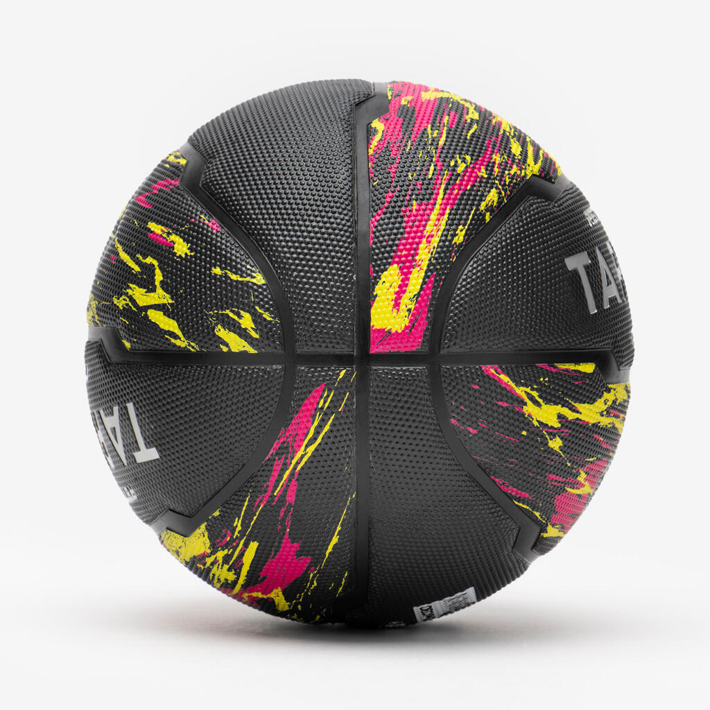 Krepšinio kamuolys „R500“, 7 dydžio, violetinis, juodas