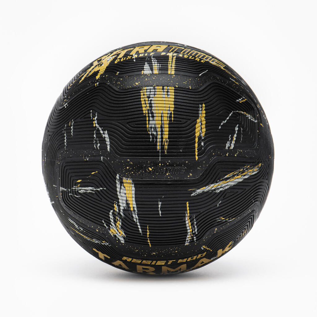 Basketbalová lopta veľkosti 6 Resist 900 žlto-čierna