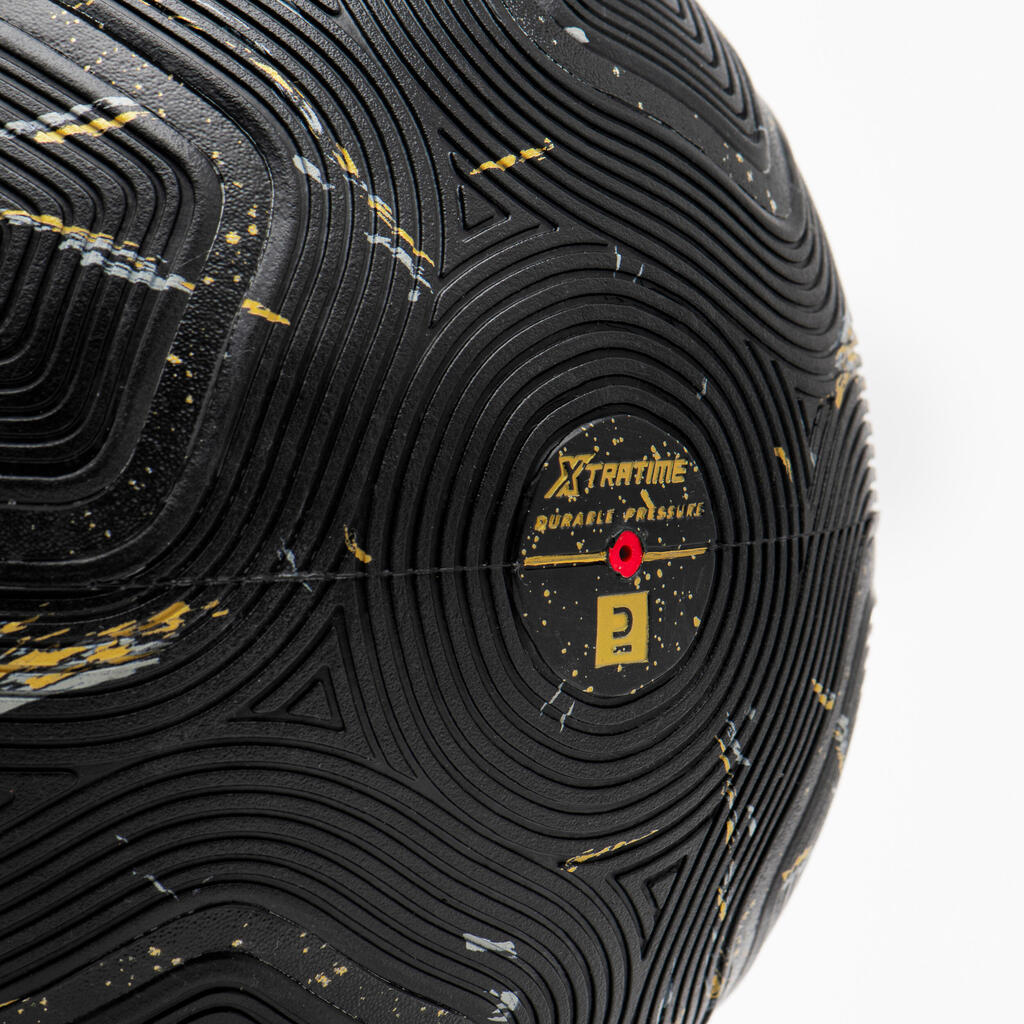 Basketbalová lopta veľkosti 6 Resist 900 žlto-čierna