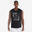 Mouwloos basketbalshirt voor volwassenen TS500 FAST zwart