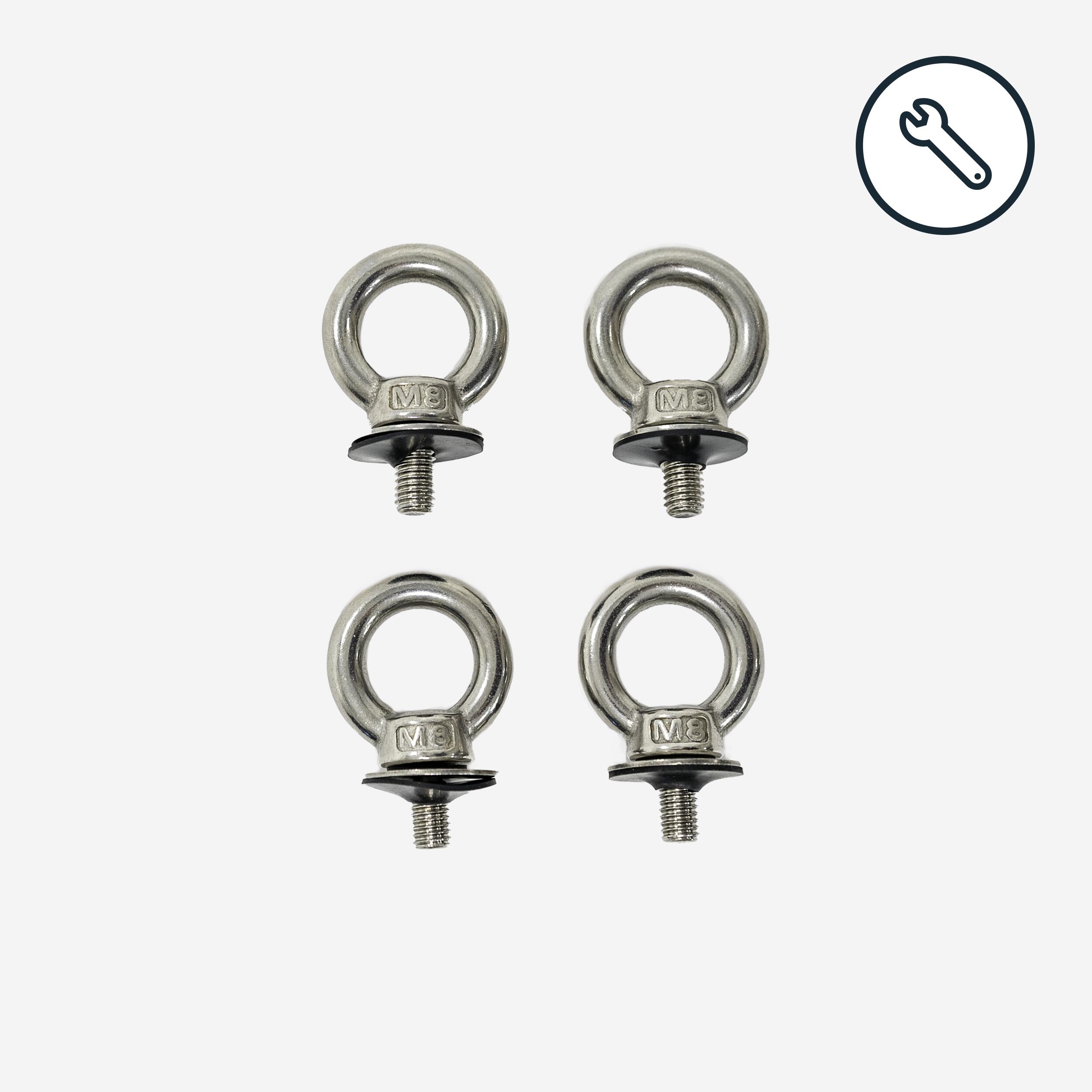 Fűzőlyuk, 8 mm x 4 - Alkatrész a 2 személyes VAN 500 Condensless tetősátorhoz Quechua
