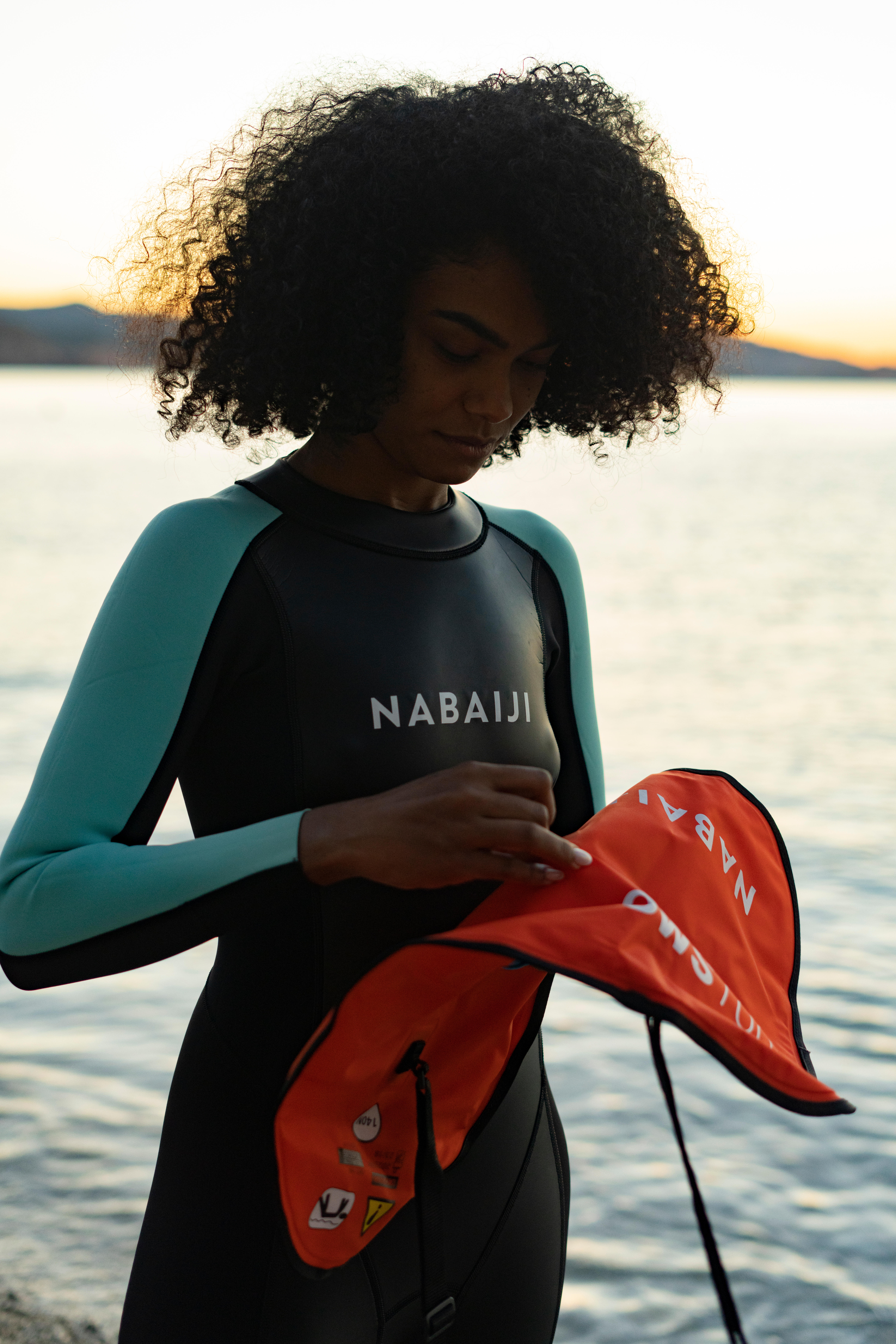 BOUÉE DE NAGE EN EAU LIBRE OWS 100 - NABAIJI