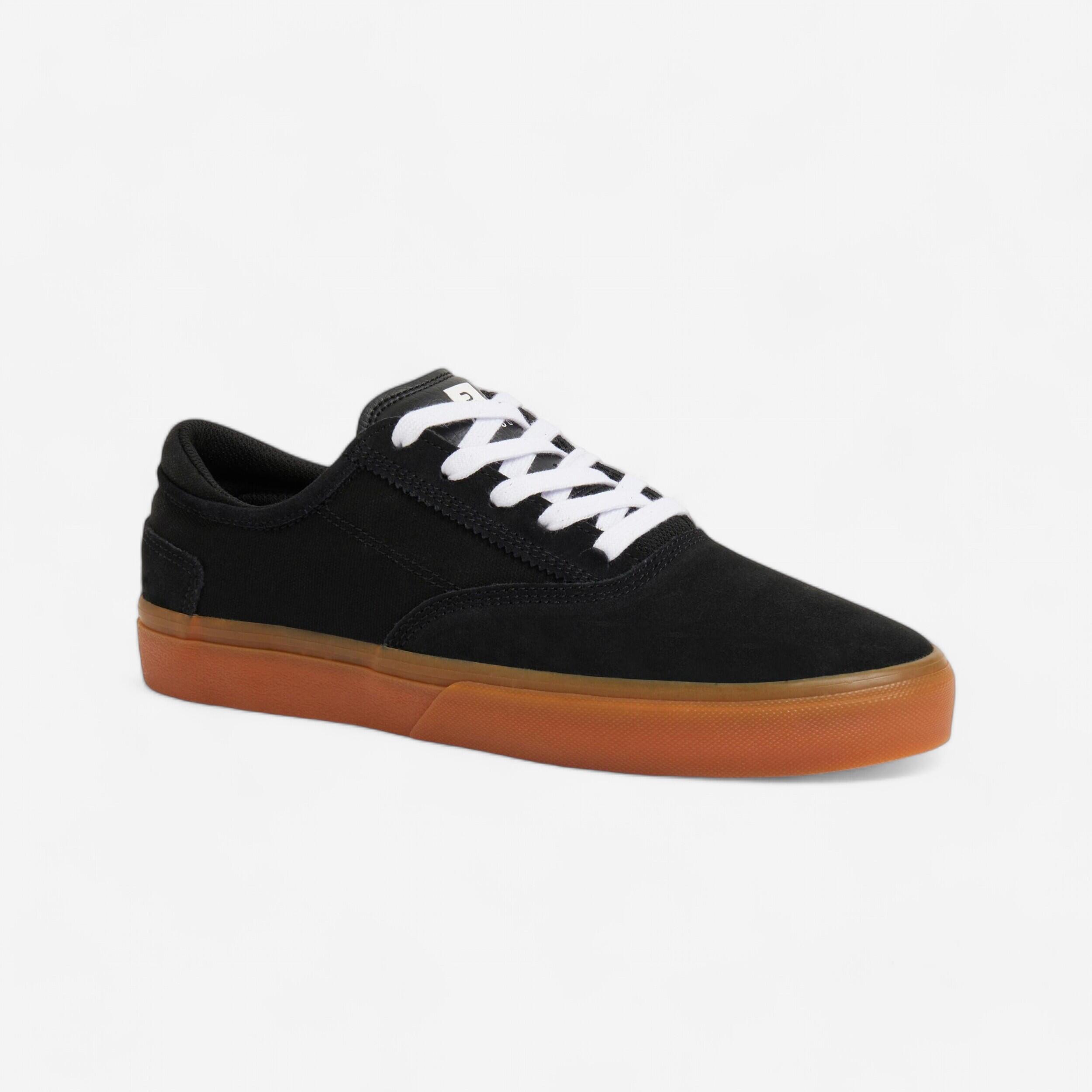 Adult Vulcanised Skate Shoes Vulca 500 Ii - Black/rubber