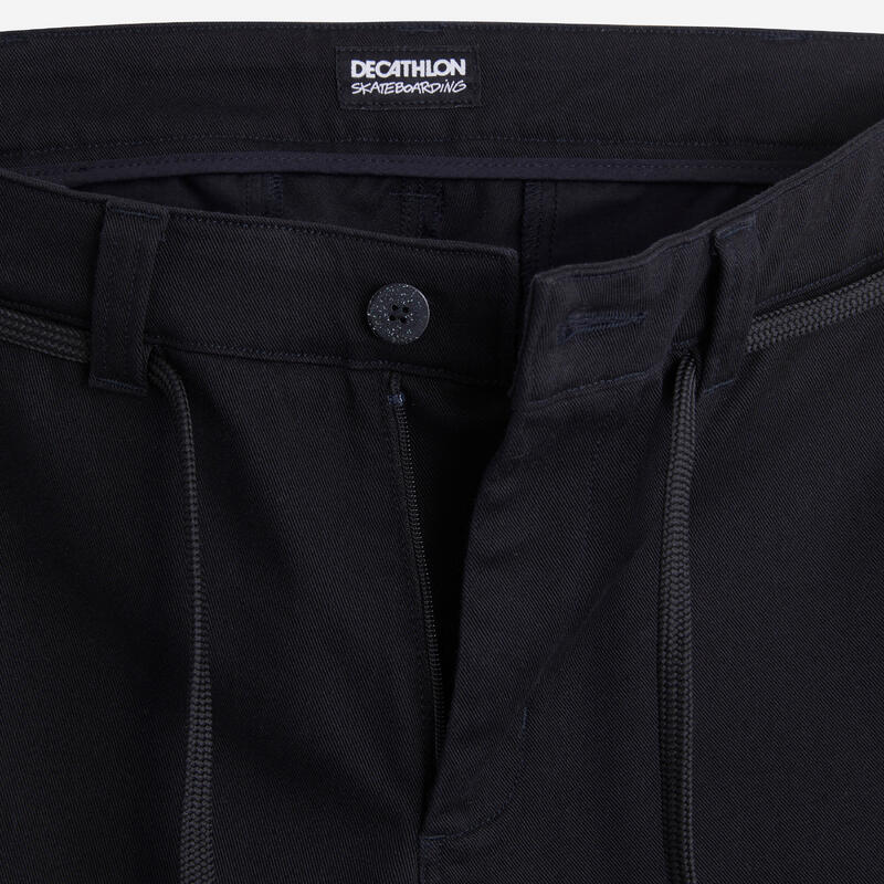 CALÇAS DE SKATE CHINO CN500 HEAVY PRETO