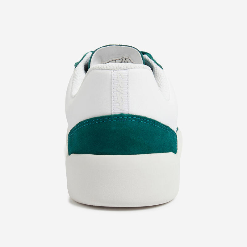 Chaussures basses "cupsoles" de skateboard adulte crush 500 vert / blanc