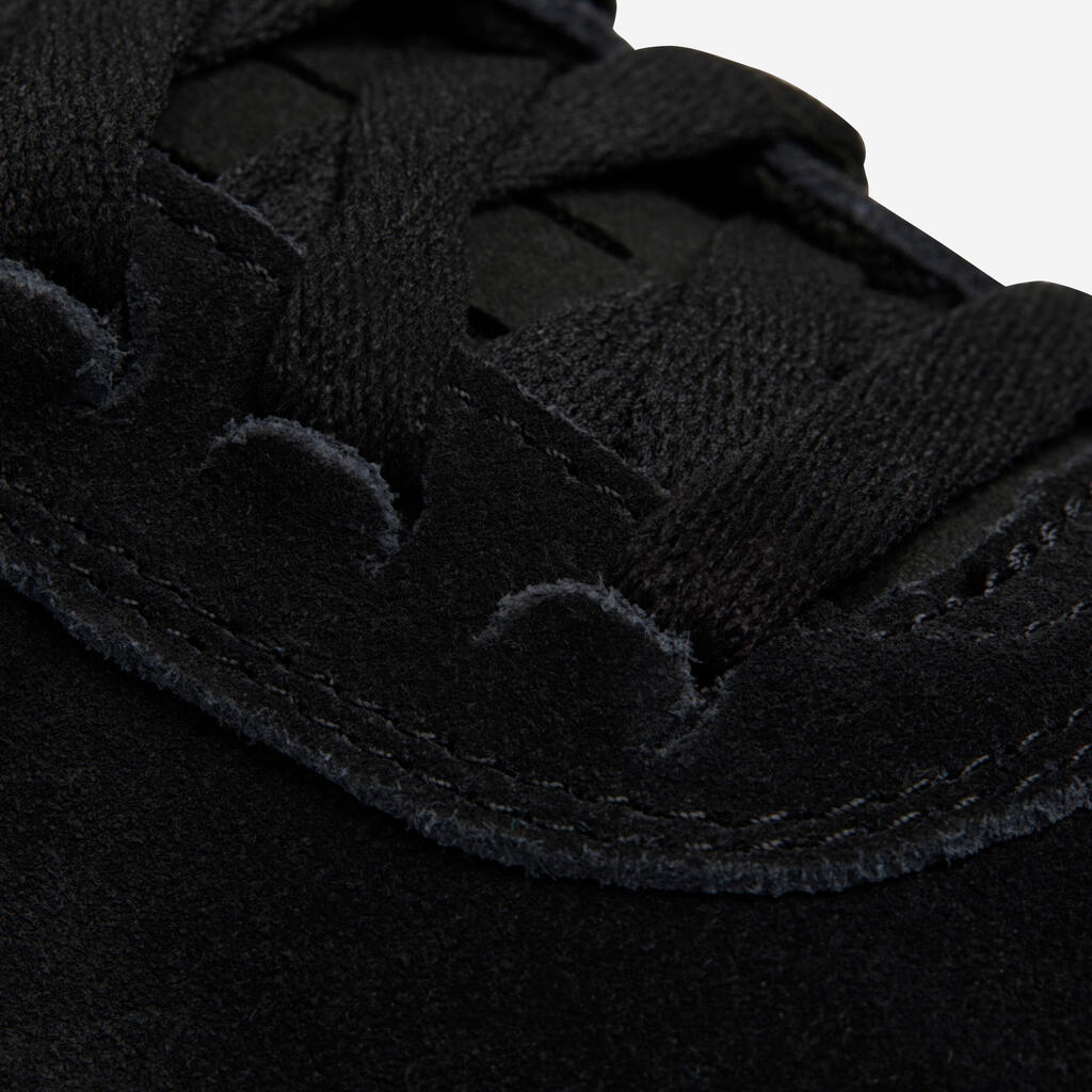 Žemi riedlentininkų batai suaugusiesiems „Crush 500“, juodi, pilki guminiai