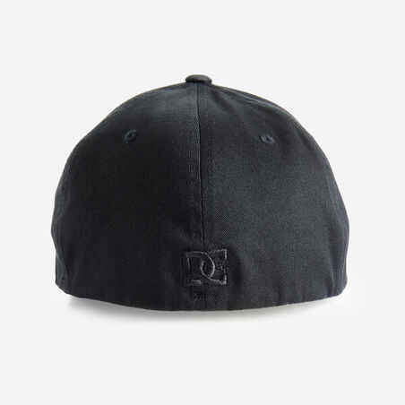 Skateboard Cap DC Shoes Nova 6 Panels Flexfit Adjustment - Black