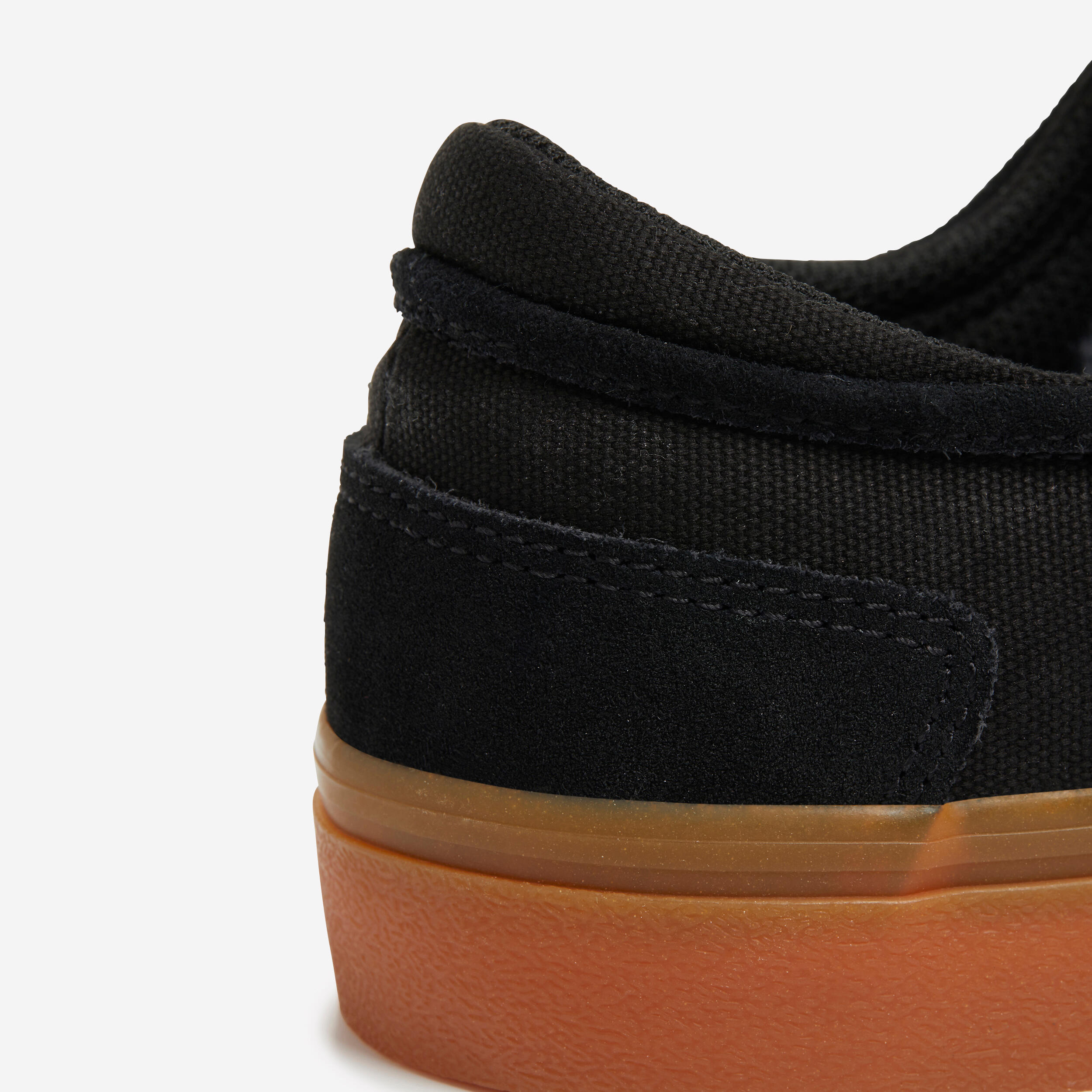 Chaussures vulcanisées de skateboard adulte vulca 500 ii noire / gomme 7/15