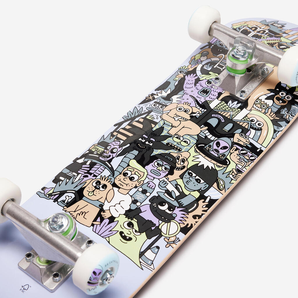 Zeleni dečji skejtbord CP100 MINI 7,25'' (od 3 do 7 godina)