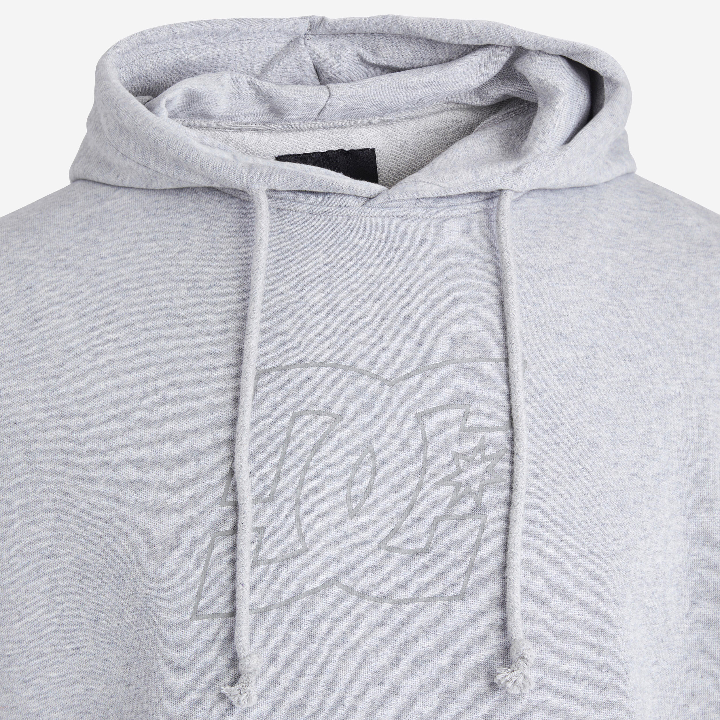 SUDADERA CON CAPUCHA DE SKATEBOARD UNISEX DC SHOES HIGHLANDER GRIS 3/4