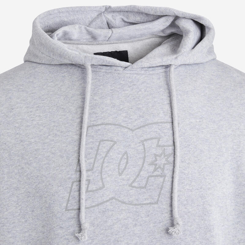 SUDADERA CON CAPUCHA DE SKATEBOARD UNISEX DC SHOES HIGHLANDER GRIS