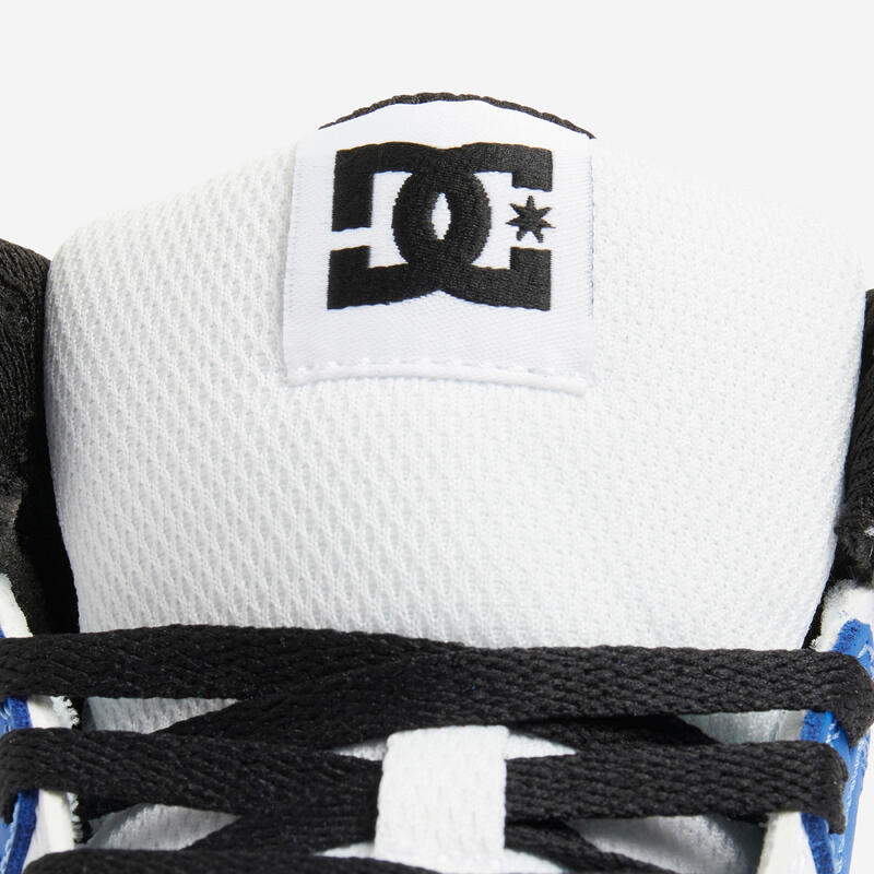 Scarpe skate bambino DC SHOES CURE alte blu-bianco