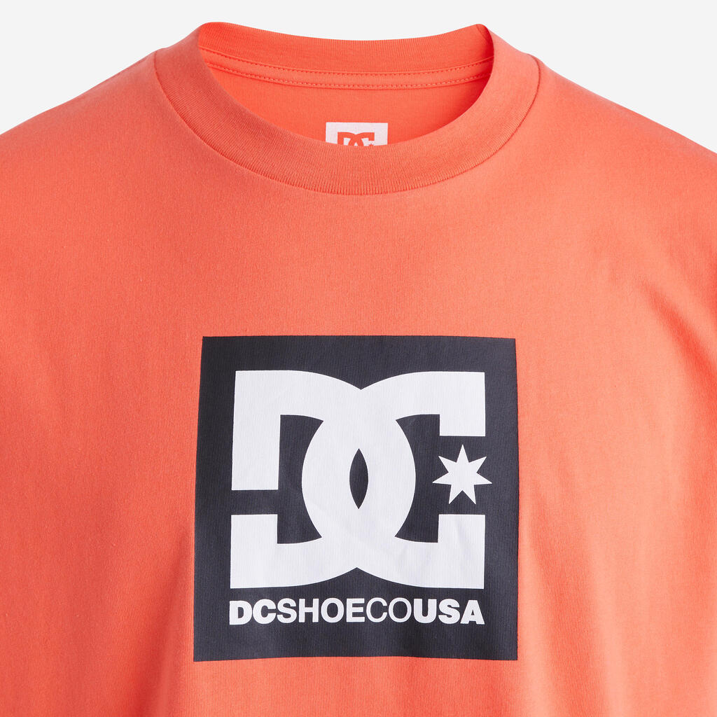 Short-sleeved T-shirt DC Shoes Square Hot - Coral